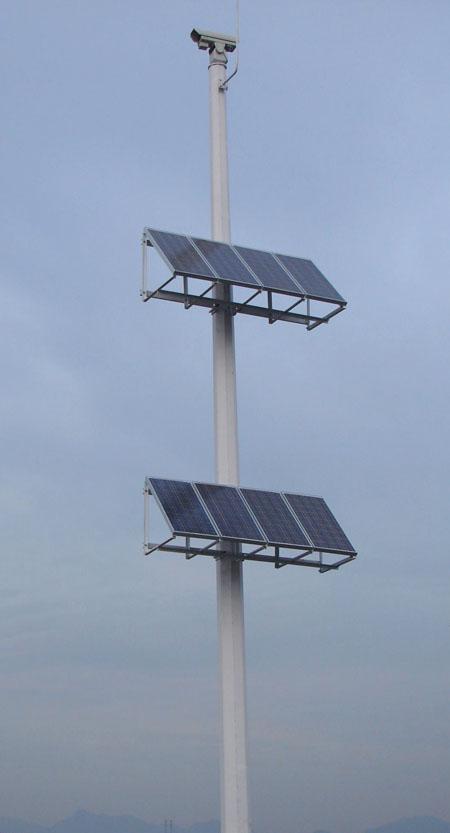 高邮市嘉利德电子照明器材厂 - 太阳能监控杆
